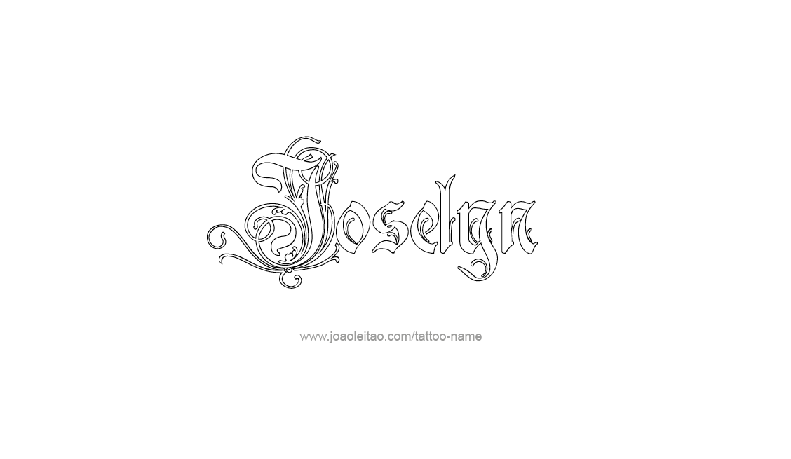 Tattoo Design Name Joselyn   