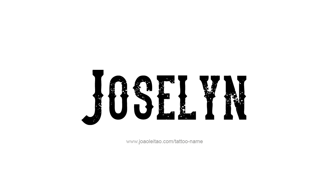 Tattoo Design Name Joselyn   