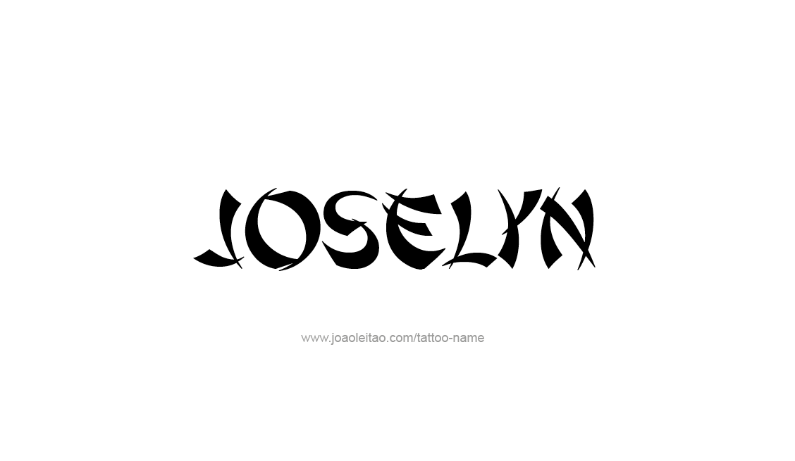 Tattoo Design Name Joselyn   
