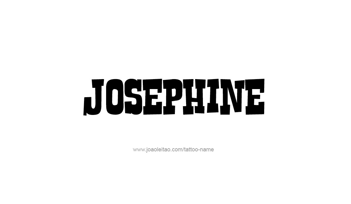 Tattoo Design Name Josephine   