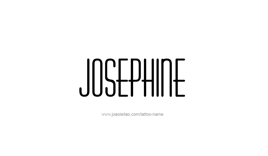 Tattoo Design Name Josephine   