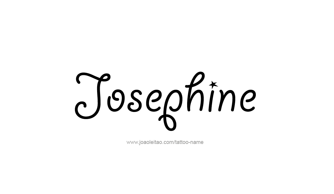 Tattoo Design Name Josephine   