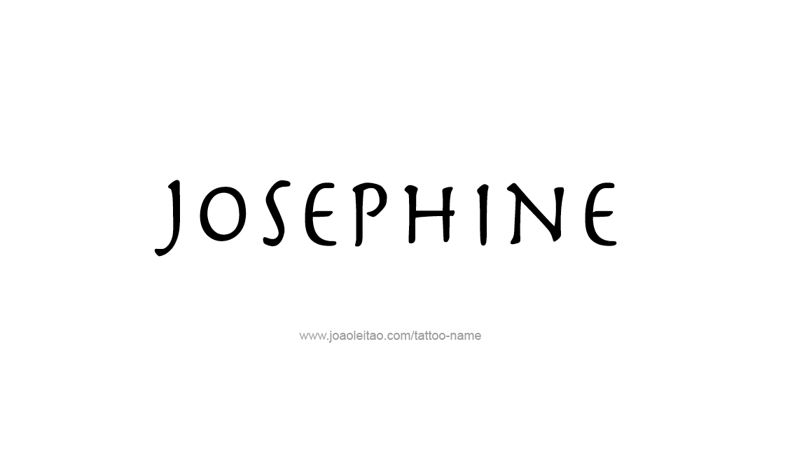 Tattoo Design Name Josephine   