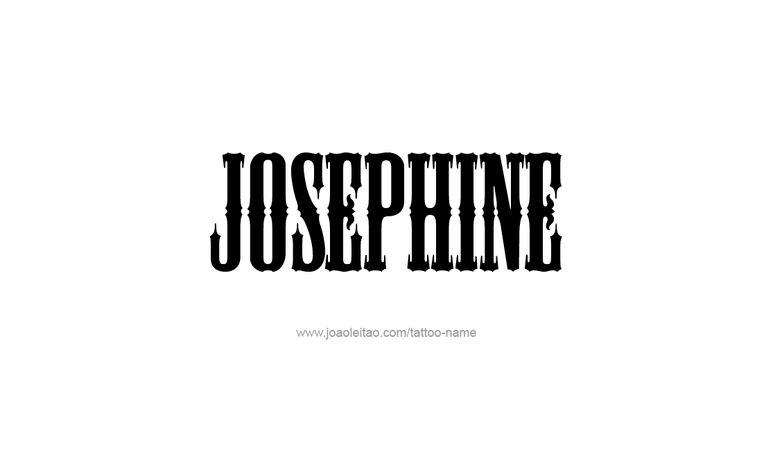 Tattoo Design Name Josephine   