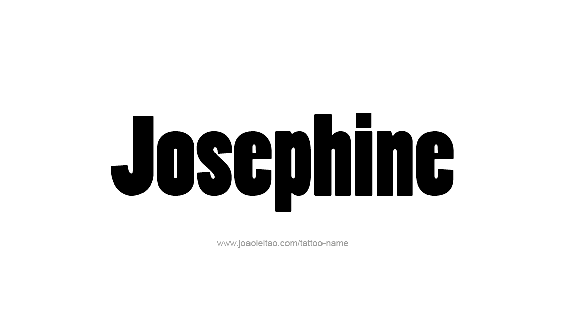 Tattoo Design Name Josephine   