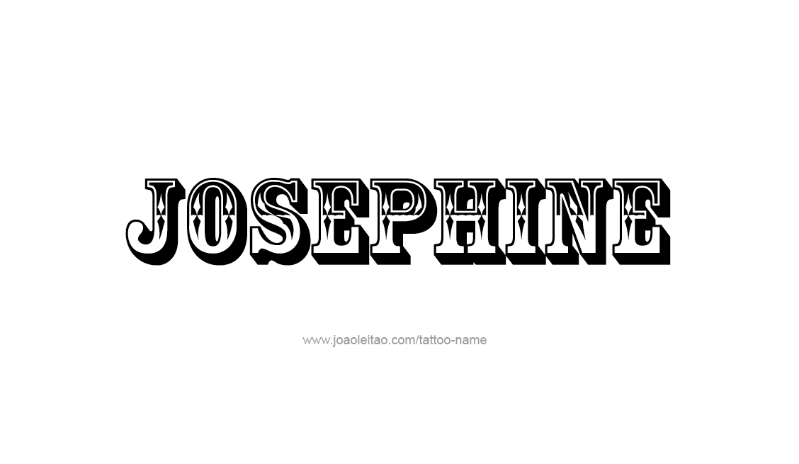 Tattoo Design Name Josephine   