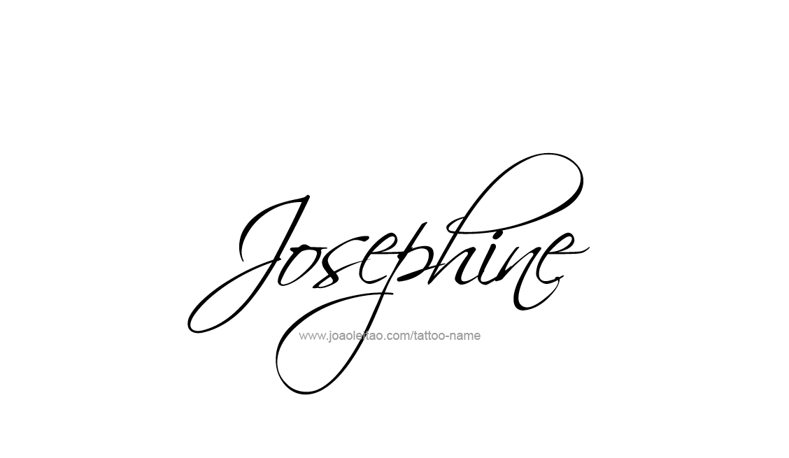 Tattoo Design Name Josephine   