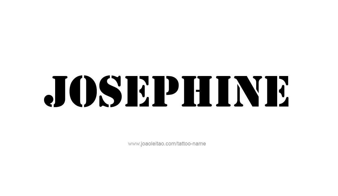 Tattoo Design Name Josephine   