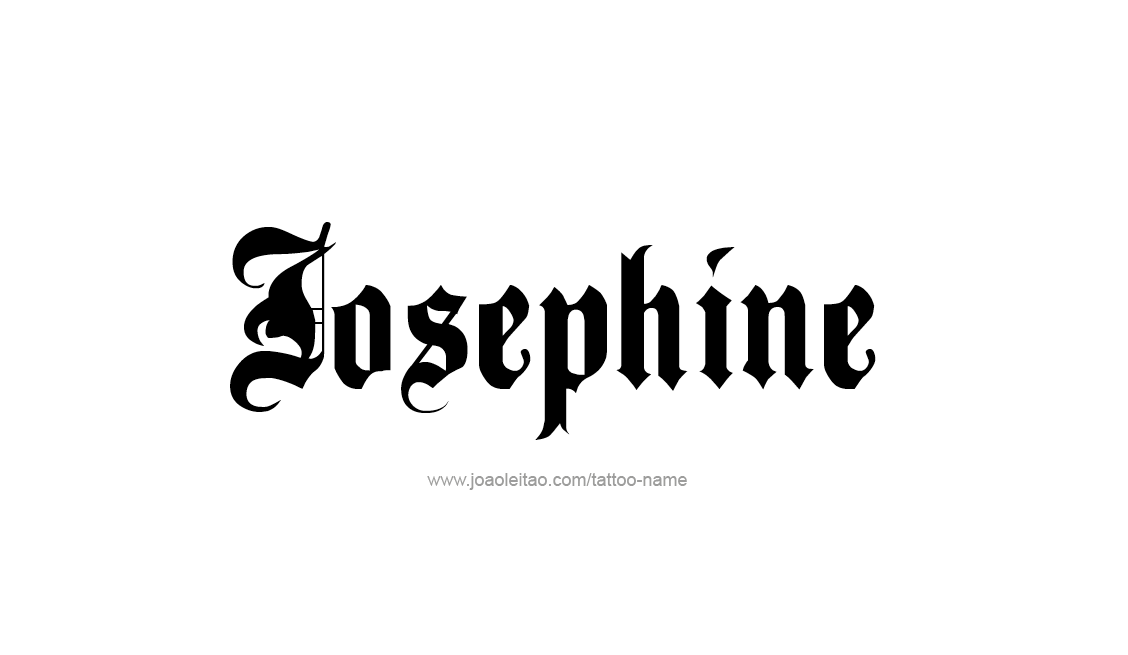 Tattoo Design Name Josephine   