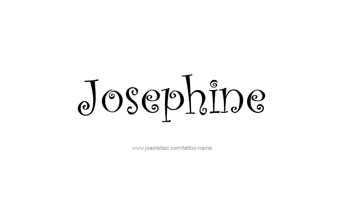 Tattoo Design Name Josephine   