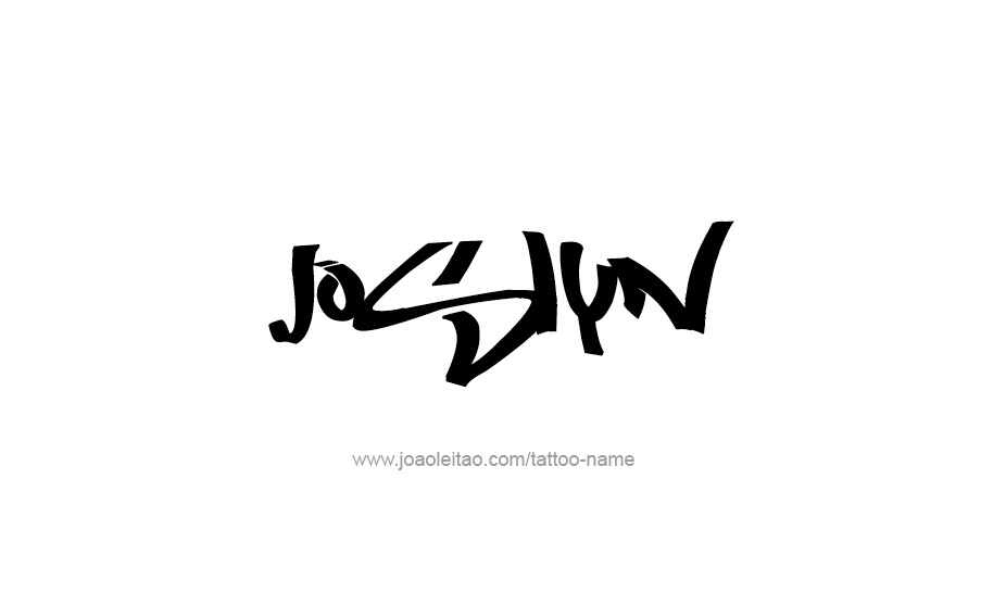 Tattoo Design Name Joslyn   