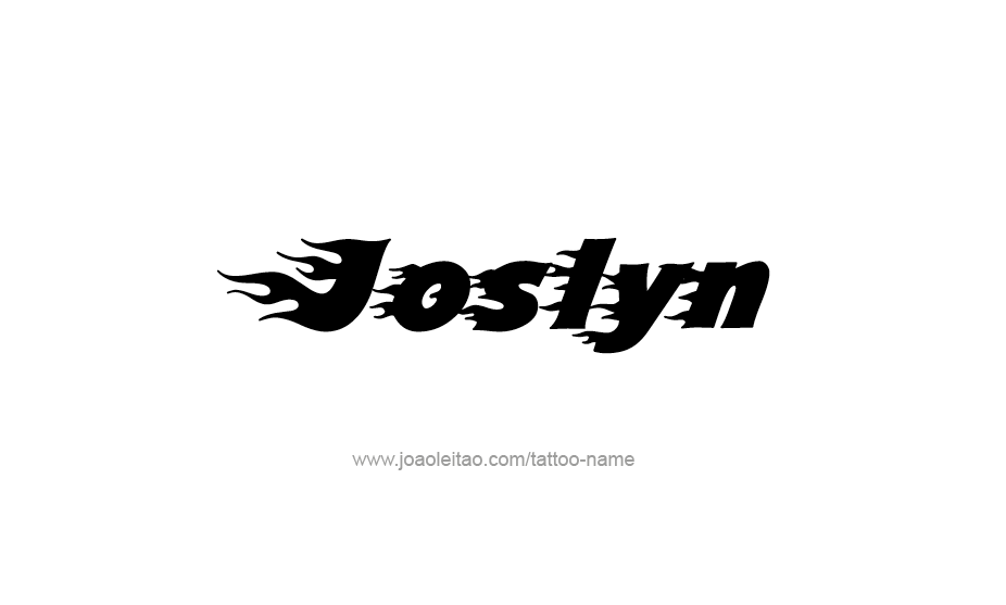 Tattoo Design Name Joslyn   