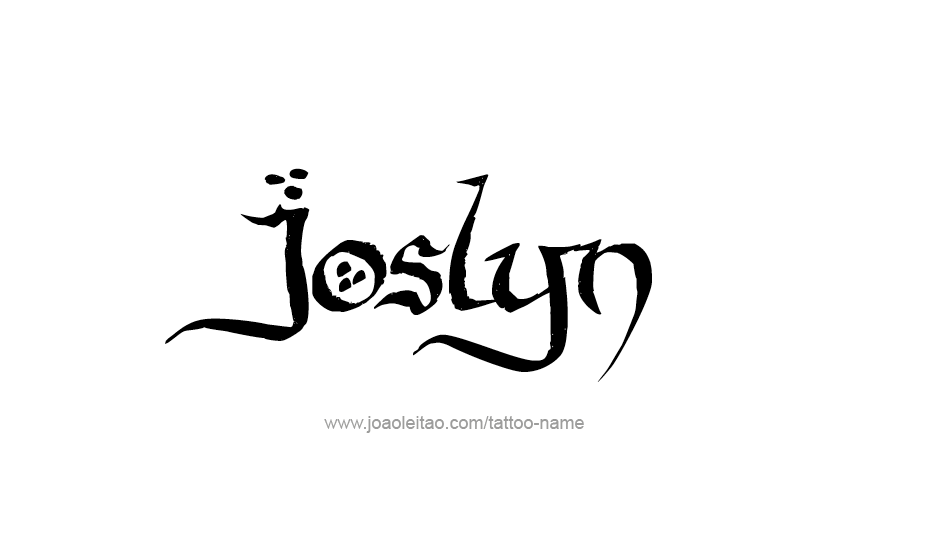 Tattoo Design Name Joslyn   