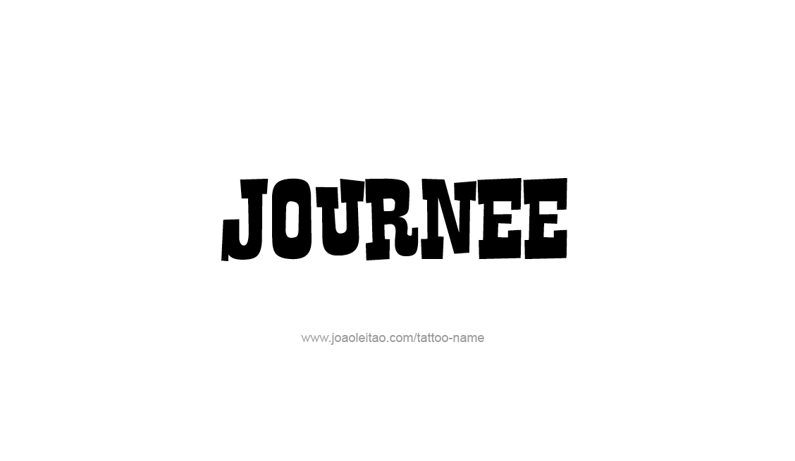 Tattoo Design Name Journee   