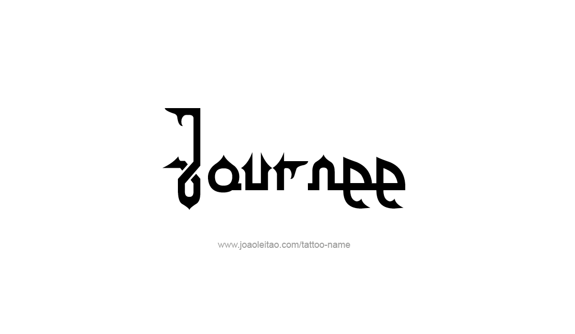 Tattoo Design Name Journee   