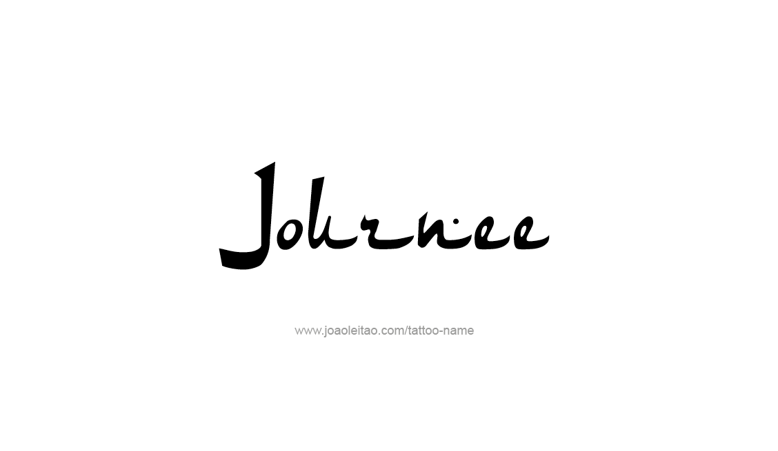 Tattoo Design Name Journee   