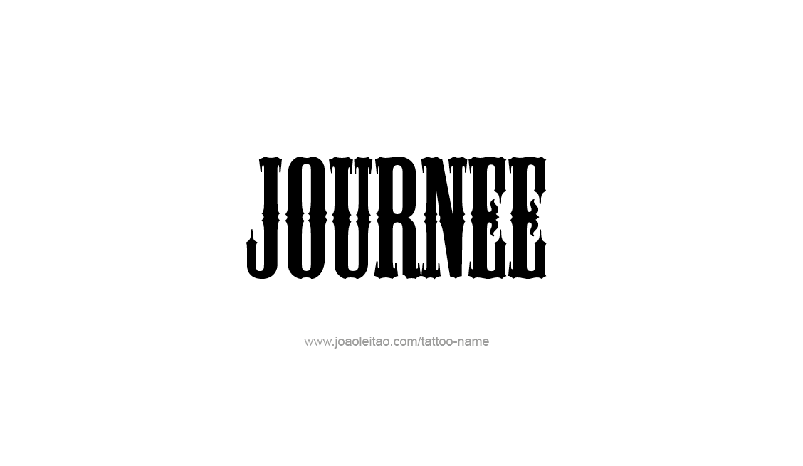 Tattoo Design Name Journee   