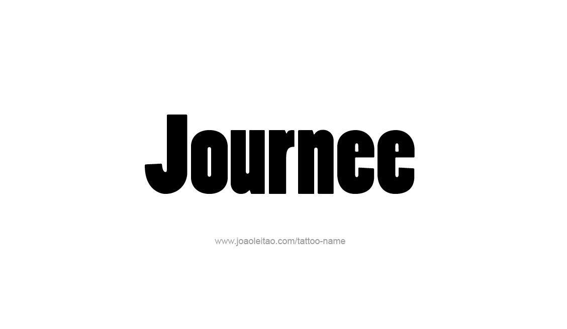 Tattoo Design Name Journee   