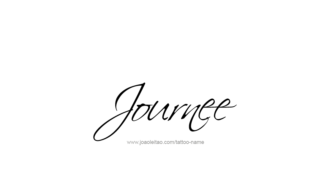 Tattoo Design Name Journee   