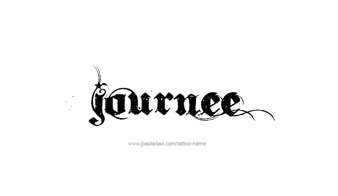 Tattoo Design Name Journee   