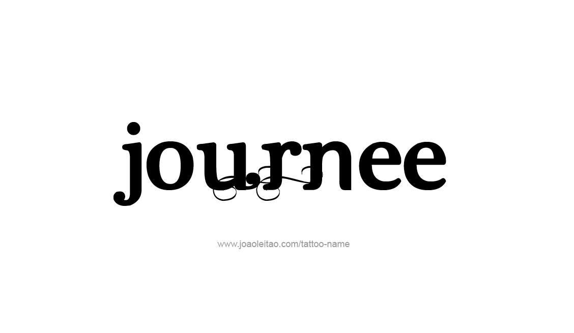 Tattoo Design Name Journee   