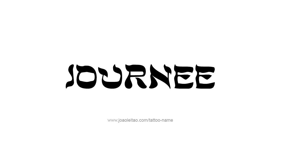 Tattoo Design Name Journee   