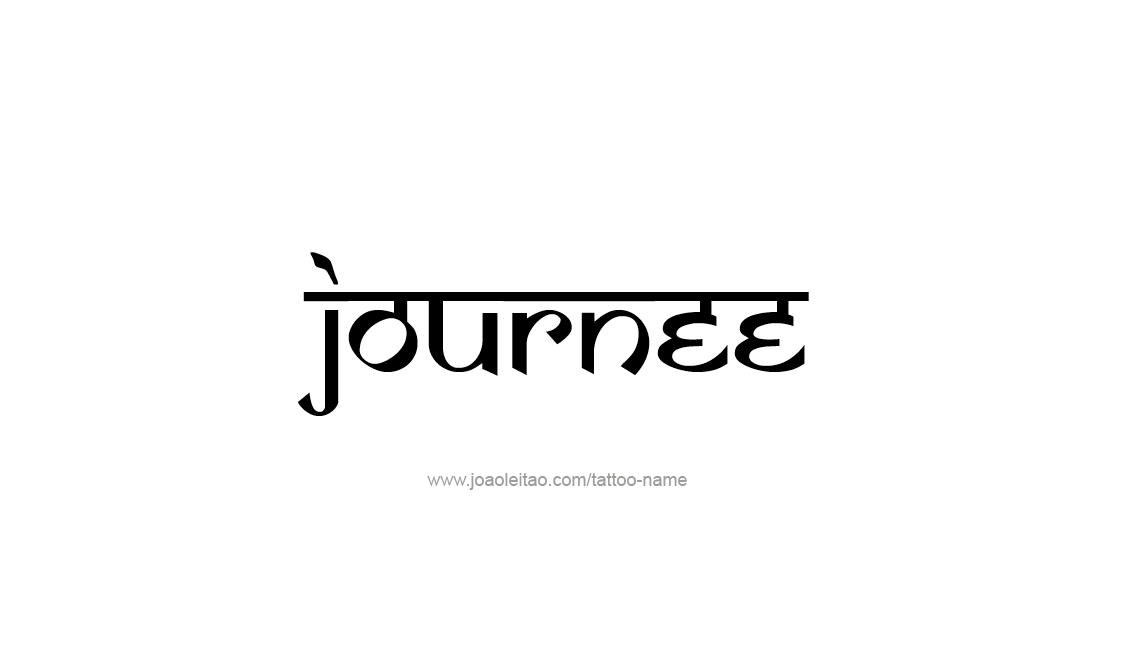 Tattoo Design Name Journee   