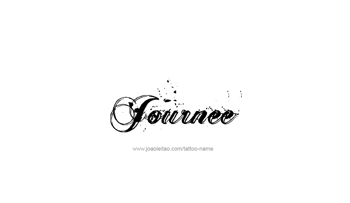 Tattoo Design Name Journee   