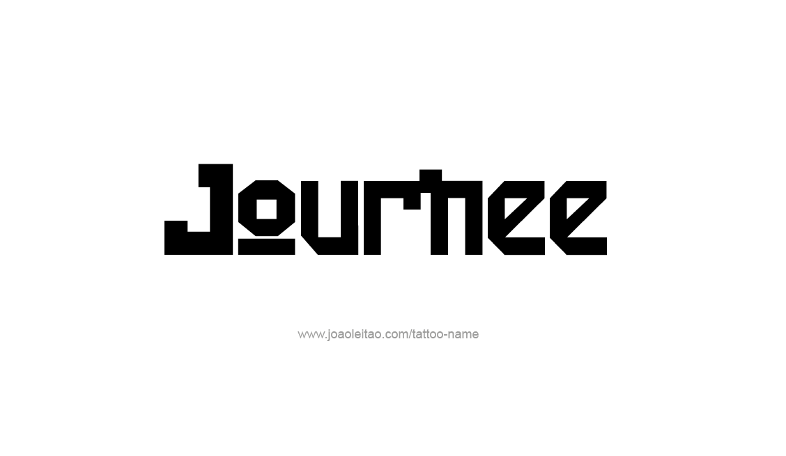 Tattoo Design Name Journee   