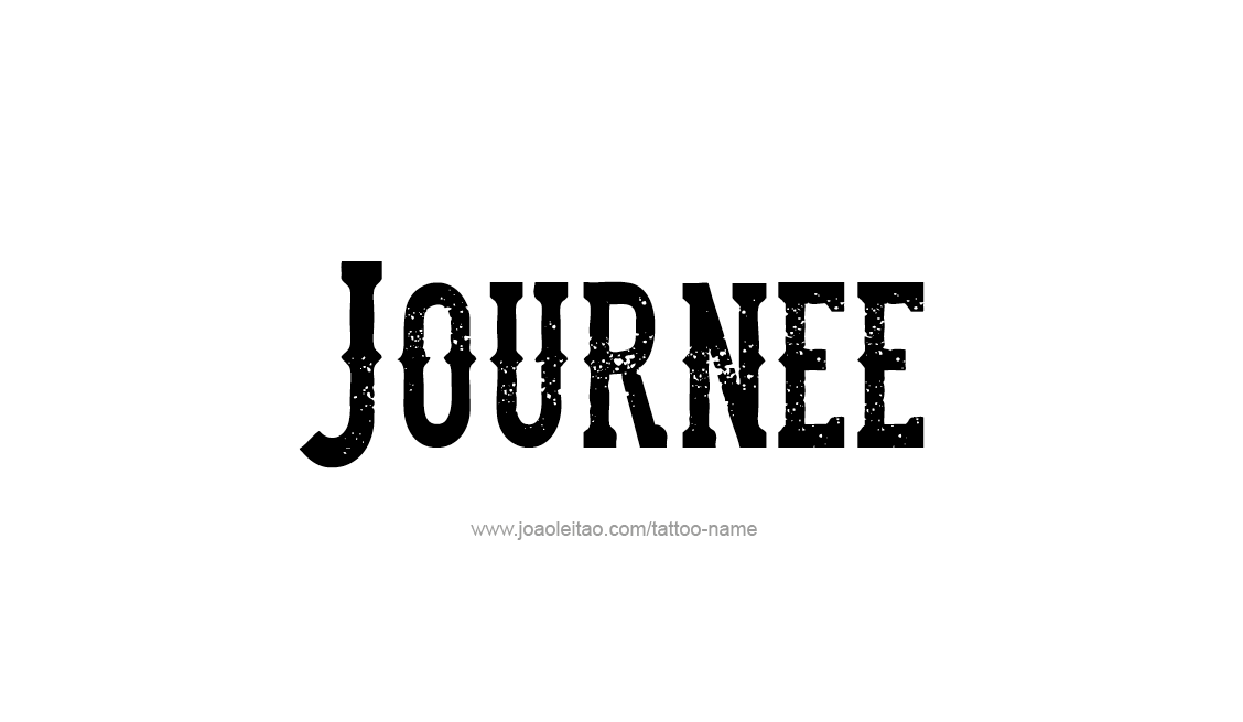 Tattoo Design Name Journee   