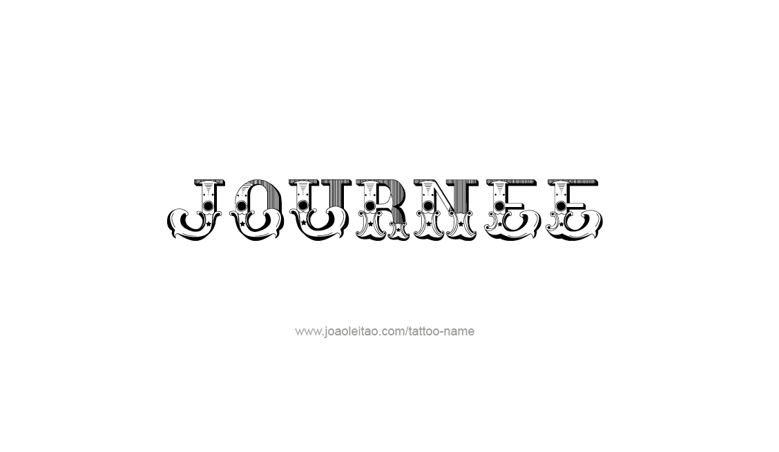 Tattoo Design Name Journee   