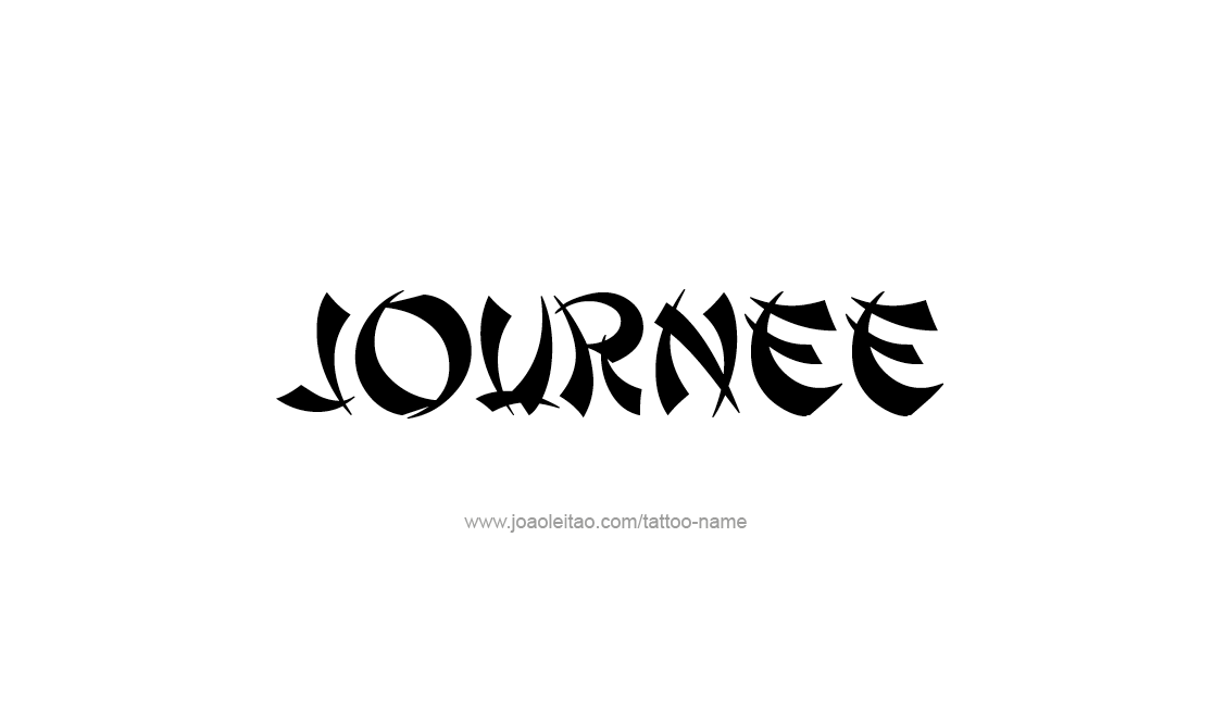 Tattoo Design Name Journee   