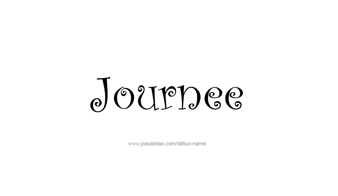 Tattoo Design Name Journee   