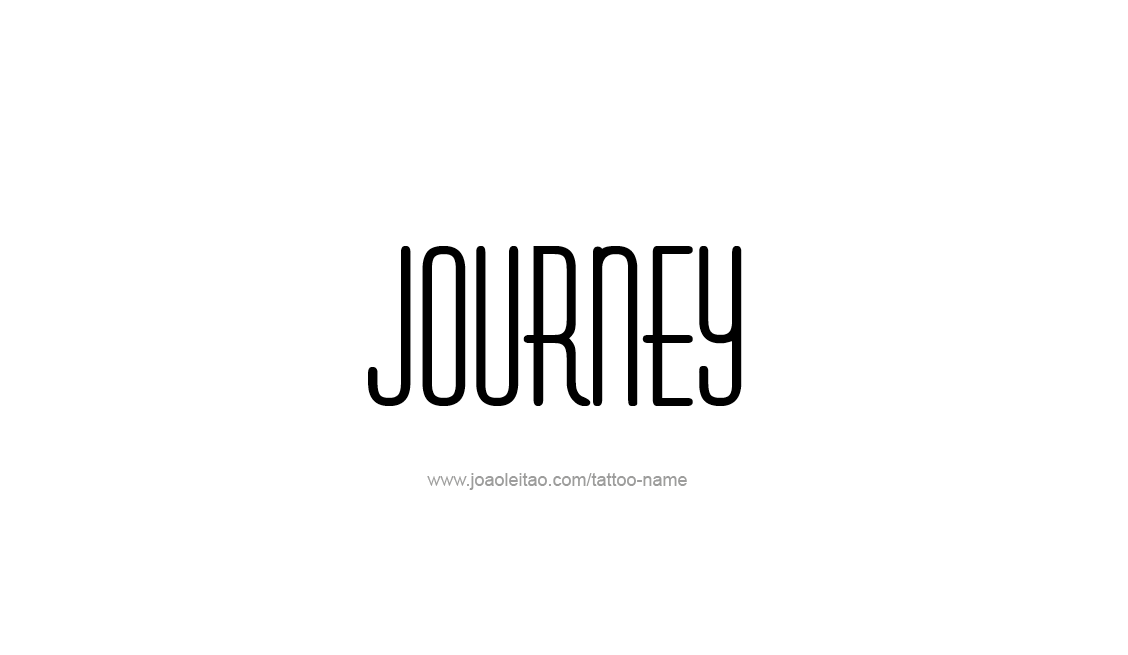 Journey Name Tattoo Designs