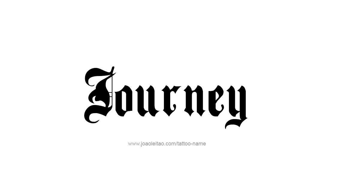 Tattoo Design Name Journey   