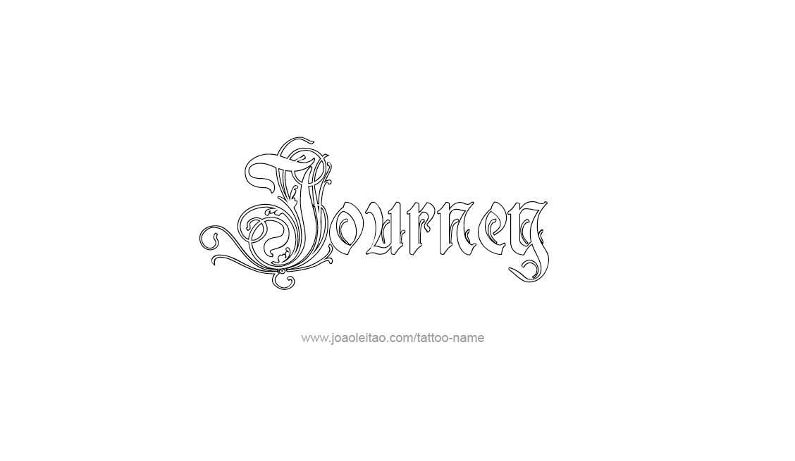 Tattoo Design Name Journey   