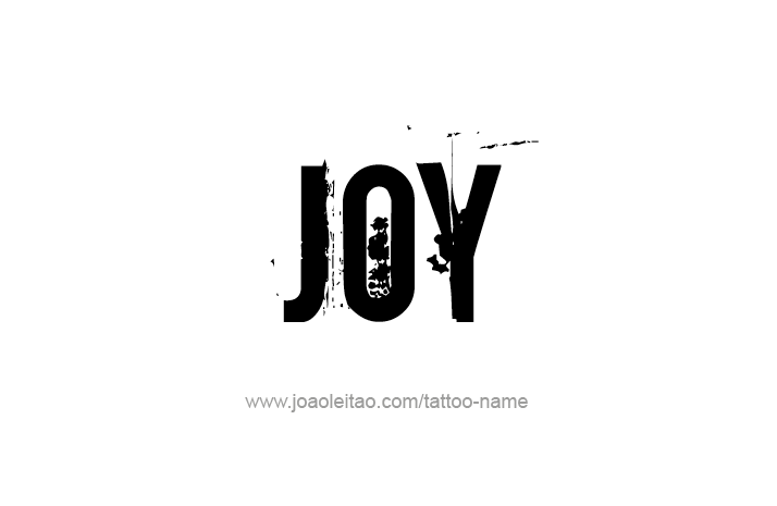 Tattoo Design Name Joy   