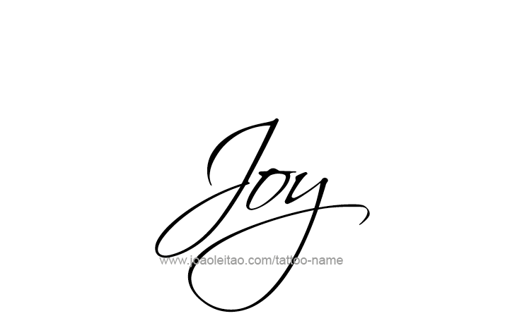 Tattoo Design Name Joy   