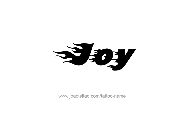 Tattoo Design Name Joy   