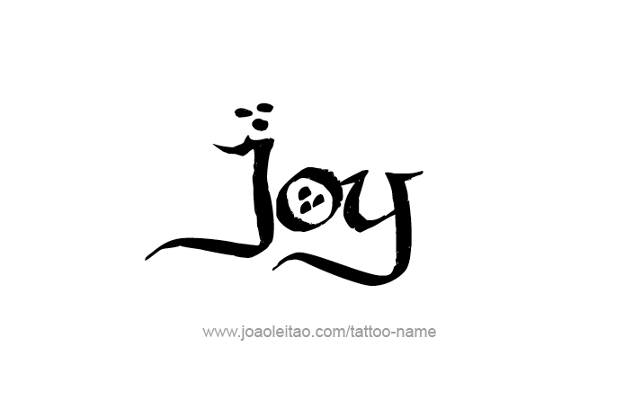 Tattoo Design Name Joy   