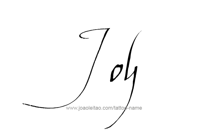 Tattoo Design Name Joy   