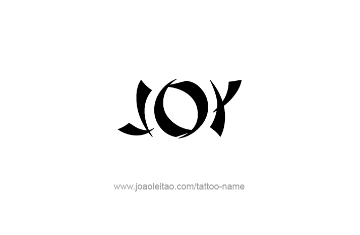 Tattoo Design Name Joy   