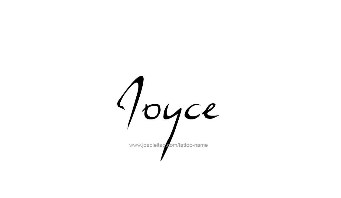 Tattoo Design Name Joyce   