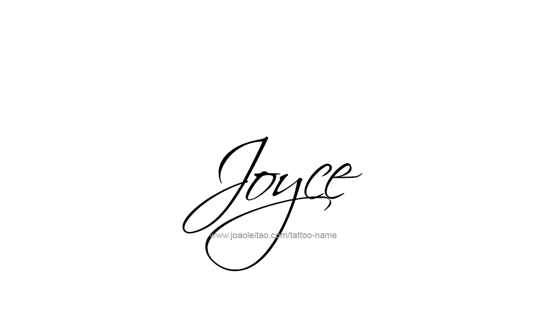 Tattoo Design Name Joyce   