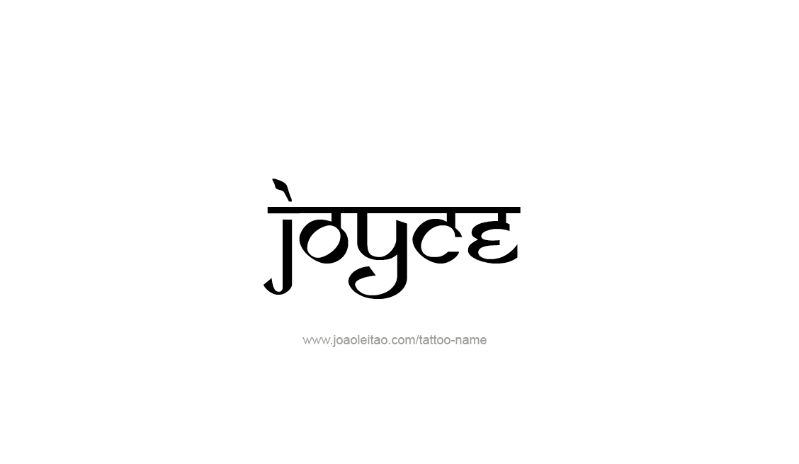 Tattoo Design Name Joyce   