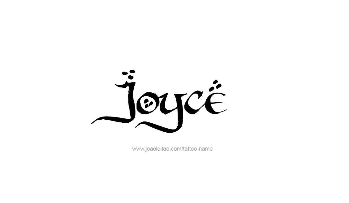 Tattoo Design Name Joyce   