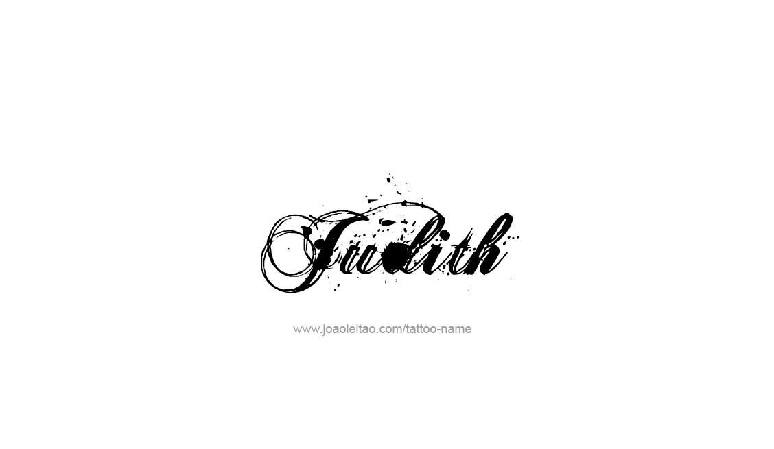 Tattoo Design Name Judith   