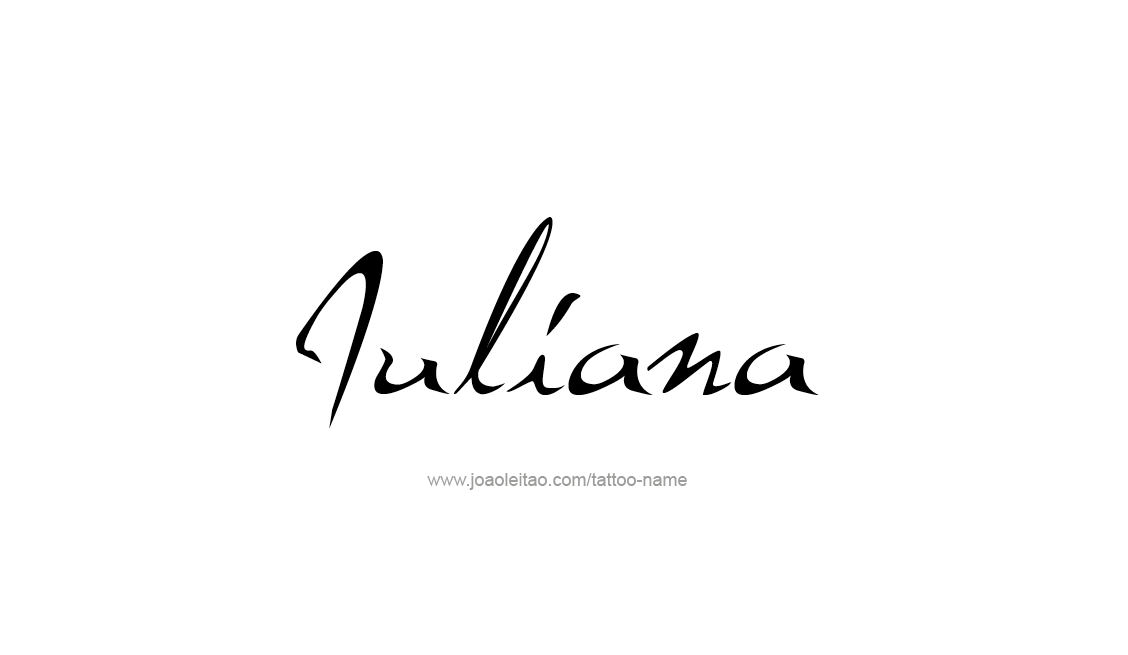 Tattoo Design Name Juliana   