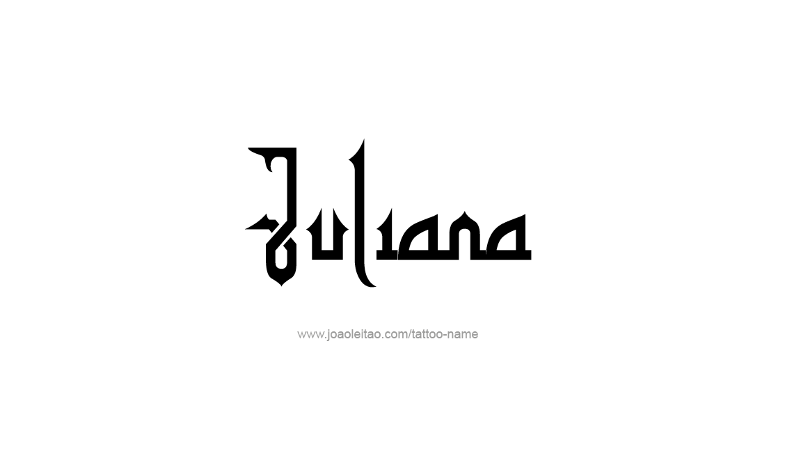 Tattoo Design Name Juliana   