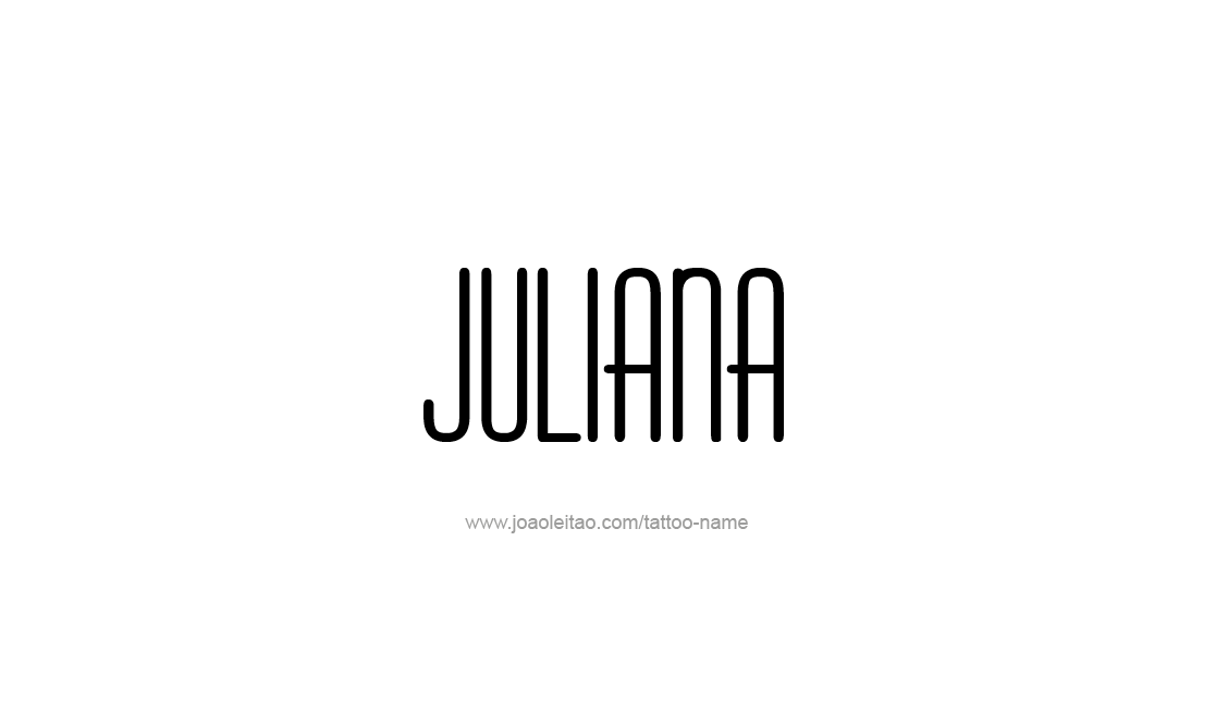 Tattoo Design Name Juliana   